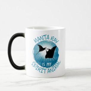 Caneca Mágica Manta Ray É Meu Animal Espirituoso