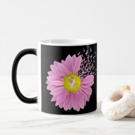 Caneca Mágica Margarida do Cancer da Fita Rosa