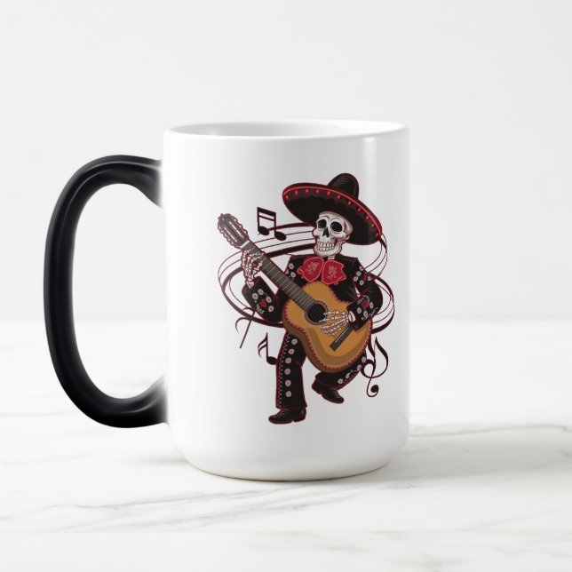 Caneca Mágica Mariachi Skeleton Groove (Esquerda)