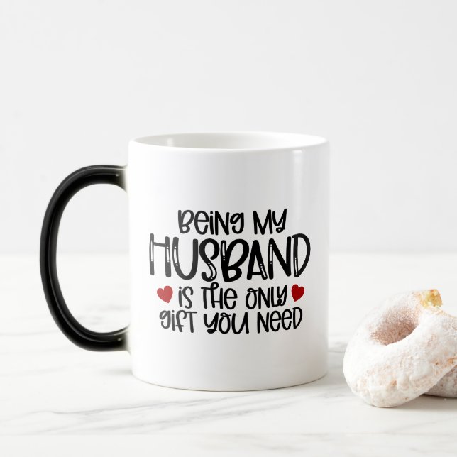 Caneca Mágica Marido - Monograma Mug (Com Donut)
