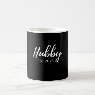 Caneca Mágica Marido Personalizado "EST 202X" - Noivos Modernos