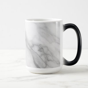 Caneca Mágica Mármore Branco
