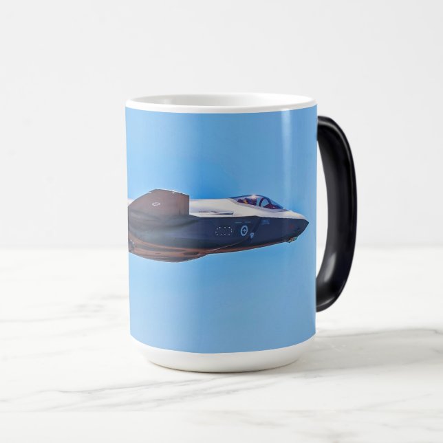 Caneca Mágica Martin F- 35A Lightning II Magic Mug Lockheed (Frente Esquerda)
