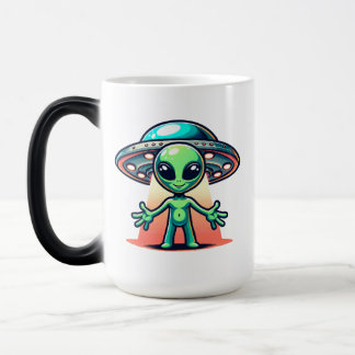 Caneca Mágica Me Leve | Alien e OVNI 