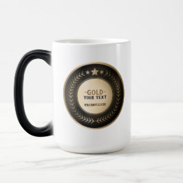 Caneca Mágica MEDALHA DIY IMPRESSÃO PERSONALIZADA Ouro #1 Campeã