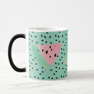 Caneca Mágica Melancia Fruta Rosa Café Chá