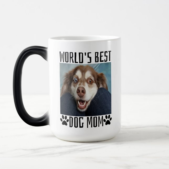 Caneca Mágica Melhor Cachorro Mãe Coffee Mug (Esquerda)