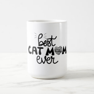 Caneca Mágica Melhor Cat Mãe Magic Mug