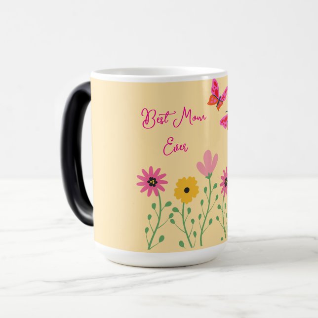 Caneca Mágica Melhor Mãe de Todos, Dia das Mães  (Frente Esquerda)