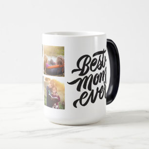 Caneca Mágica Melhor Mãe já Personalizada 6 Colagem de Fotos