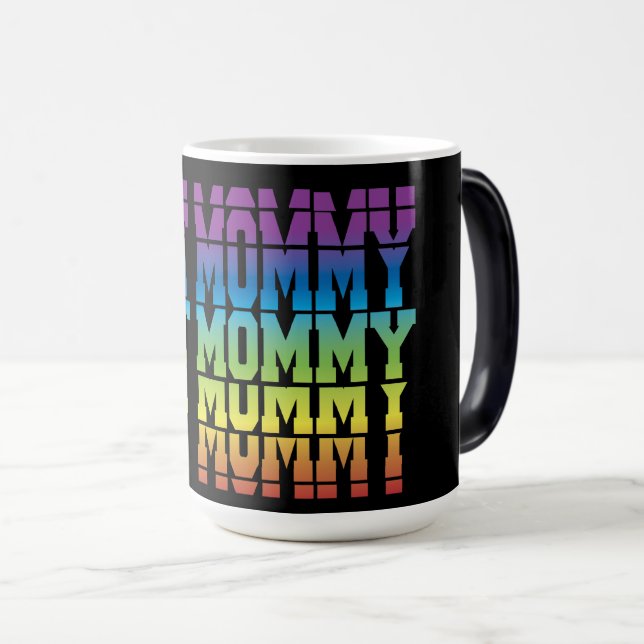Caneca Mágica Melhor Mamãe, dia das mães (Frente Esquerda)
