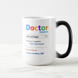 Caneca Mágica Melhor Nephrologist feito sob encomenda engraçado