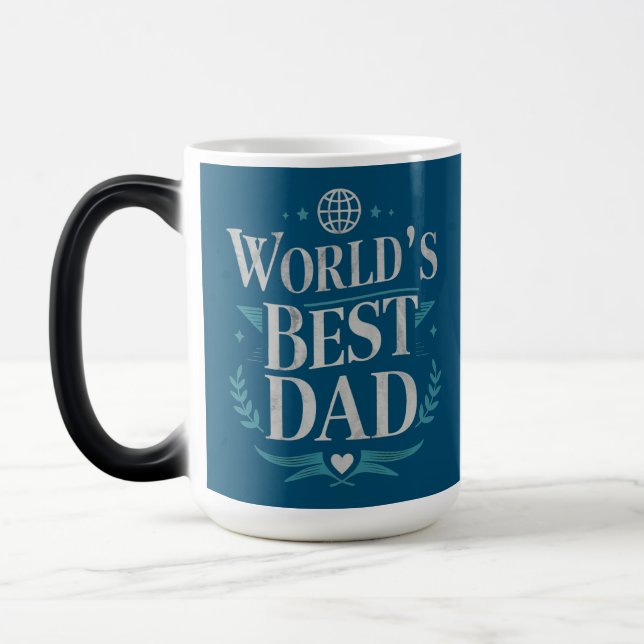 Caneca Mágica Melhor Pai do Mundo (Esquerda)