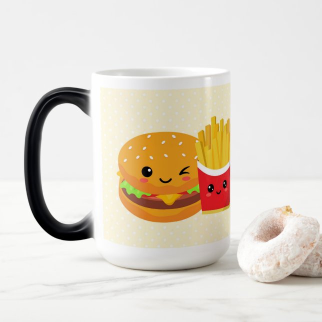 Caneca Mágica Melhores amigos para sempre - Mug (Com Donut)
