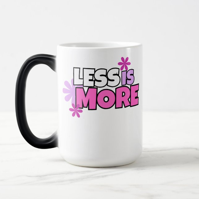 Caneca Mágica Menos é Mais (Esquerda)