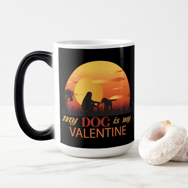 Caneca Mágica Meu Cachorro é Meu Namorado (Com Donut)