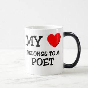 Caneca Mágica Meu coração pertence a um POETA