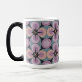 Caneca Mágica MidCentury Modern Geometric Morphing Mug