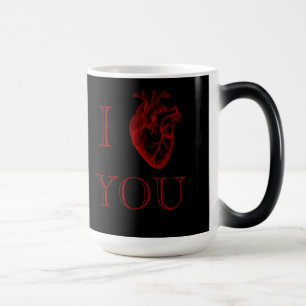 Caneca Mágica Mim coração que você agride