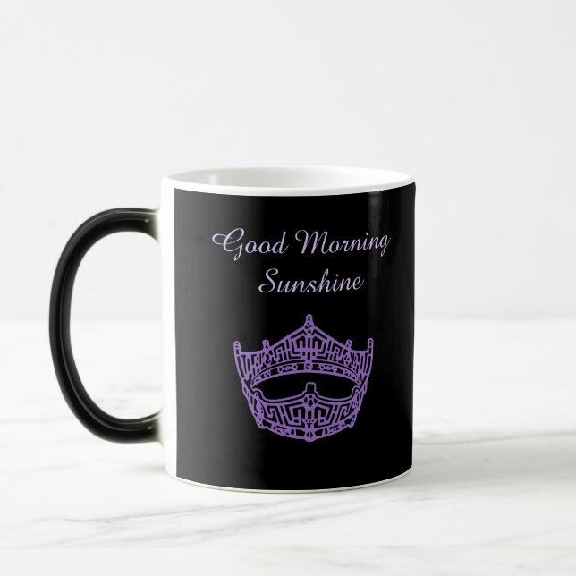 Caneca Mágica Miss America Good Morning Sunshine Crown Mug (Esquerda)
