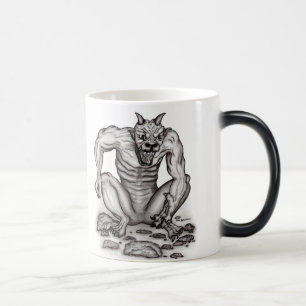 Caneca Mágica Mistura-criatura - troll, Golem e diabo