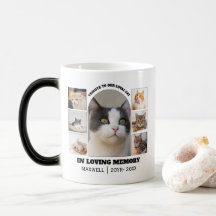 Modelo de Colagem de Fotos de Memorial de Gato 7 T