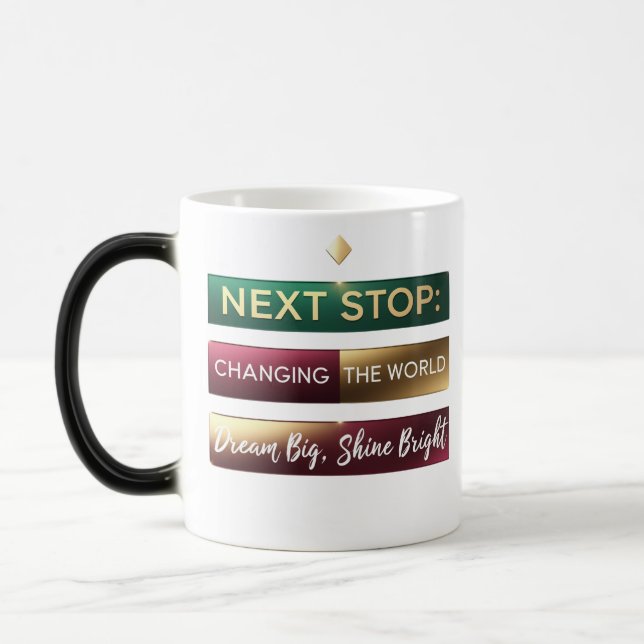 Caneca Mágica Moderno Mudando o Mundo Mug - (Esquerda)