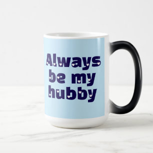 Caneca Mágica Moderno Personalizado Seja Meu Marido Amor Branco