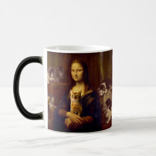 Caneca Mágica Mona Lisa e seu gato