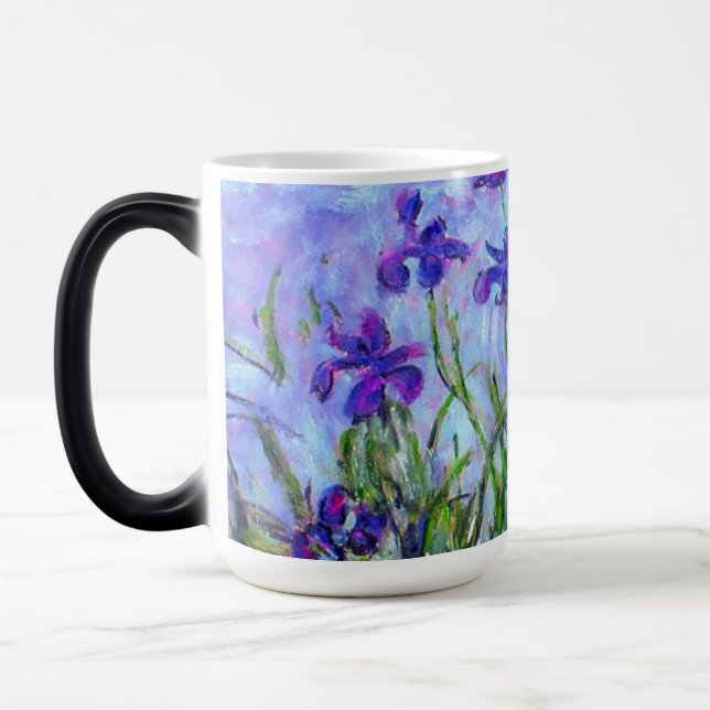 Caneca Mágica Monet Lilac Irises (Esquerda)