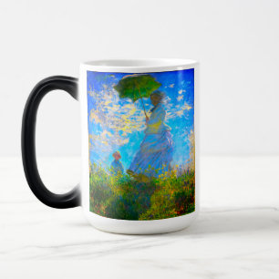 Caneca Mágica Monet Woman com Parasol