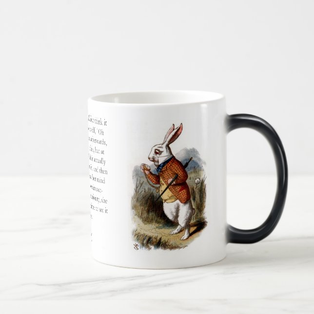 Caneca Mágica MORPHING: Coelho branco (Direita)
