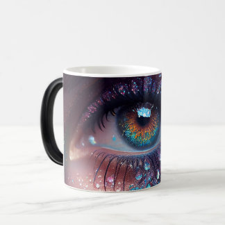 Caneca Mágica Morphing Colorous Fantasy Glitter Olhos Fechados