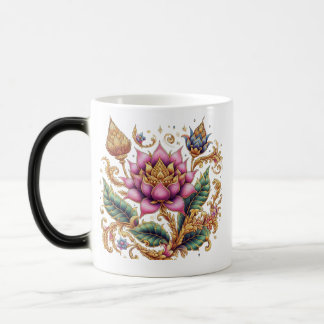 Caneca Mágica Morphing de Flor do Motif Tailandês