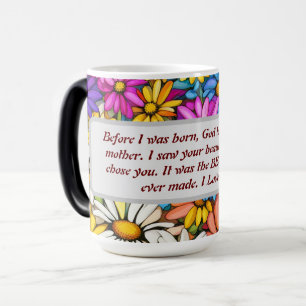 Caneca Mágica Morphing Mug - Deus me deixe escolher minha mãe