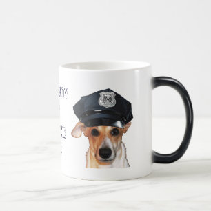 Caneca Mágica Morphing Mug - Segurança do K-9 Cop