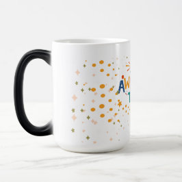 Caneca Mágica Motivação diária colorida branca