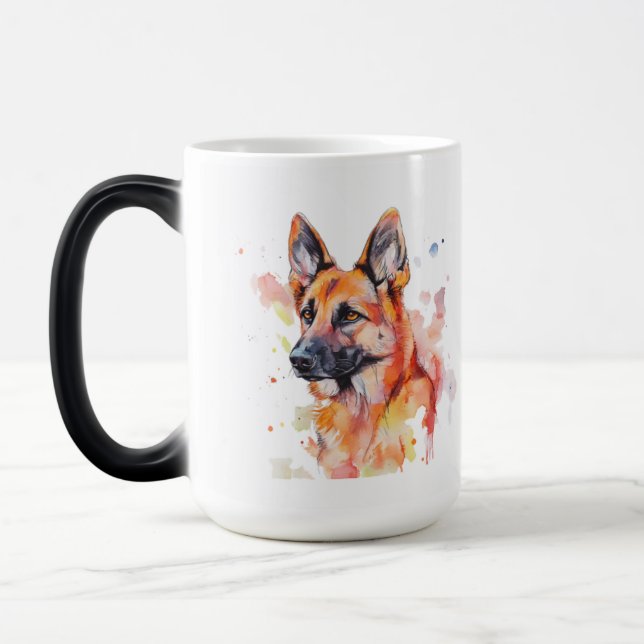 Caneca Mágica Motivação do german shepherd (Esquerda)