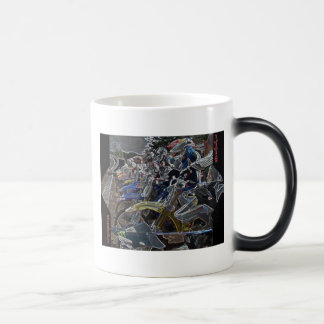 Caneca Mágica motostart, Revin acima