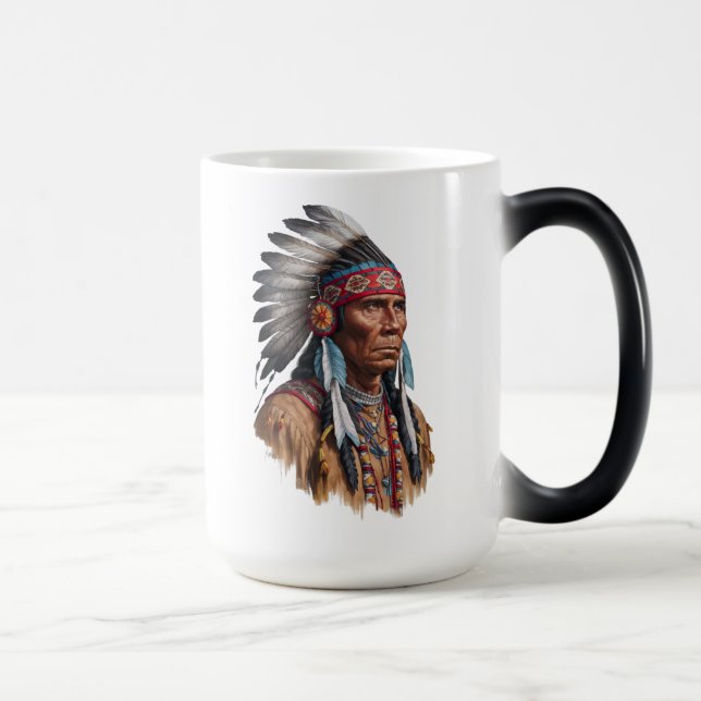 Caneca Mágica Mug - Americanos nativos (Direita)