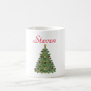 Caneca Mágica Mug/Árvore de Morphing de Natal Personalizada
