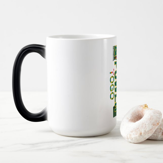 Caneca Mágica Mug- Coragem e poder para ir (Com Donut)