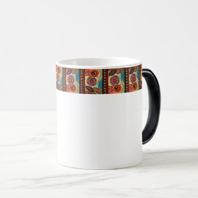 Caneca Mágica Mug de Arte Tradicional Etíope (Frente Esquerda)