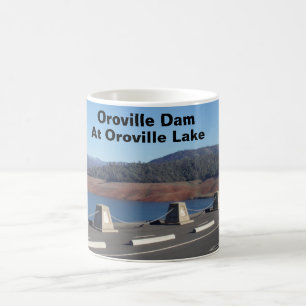 Caneca Mágica Mug de bebida quente de barragem de Oroville 