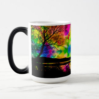 Caneca Mágica Mug de Café Mágico da Floresta Psicodélica