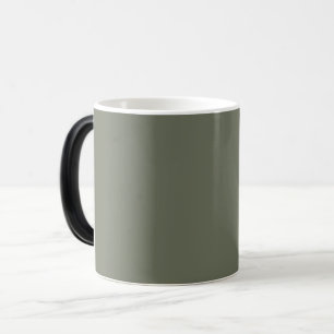 Caneca Mágica Mug de cerâmica verde Moss - Design personalizável