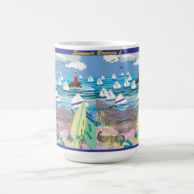 Caneca Mágica Mug de dois tons, 15 oz (Center)