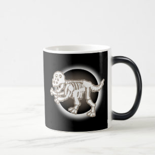 Caneca Mágica Mug De Esqueleto De Dinossauro