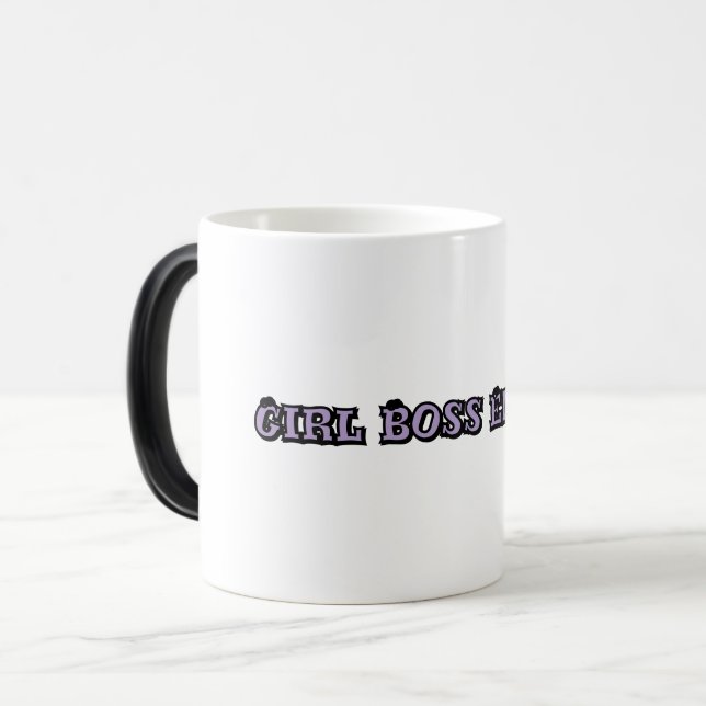 Caneca Mágica Mug de motivação para mulheres empresárias (Frente Esquerda)