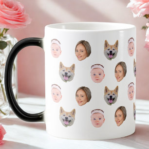 Caneca Mágica Mug De Rosto Personalizado, Caneta Fotográfica Per